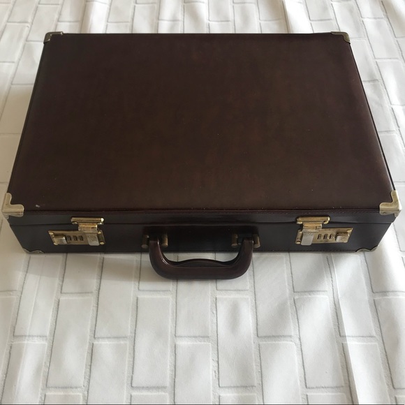 vintage hard briefcase